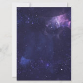 天日、月、星水色のパープ 招待状 (裏面)