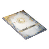 天日、月、星水色 ノートブック (右側)