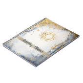 天日、月、星水色 ノートブック (左側)