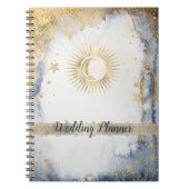 天日、月、星水色 ノートブック (正面)