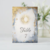 天日、月、星水色 招待状 (スタンド正面)