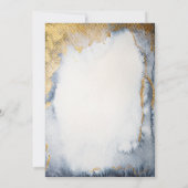 天日、月、星水色 招待状 (裏面)