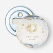 天日、月、星水色 栓抜き (正面)