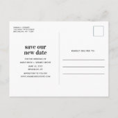 天星の写真の日付の変更 案内ポストカード (裏面)