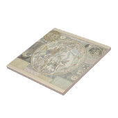 天星マップ〔占星術の〕十二宮図星座I タイル (側面)