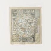 天星マップ〔占星術の〕十二宮図星座I タペストリー (正面)