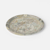 天星マップ〔占星術の〕十二宮図星座I ペーパープレート (アングル)