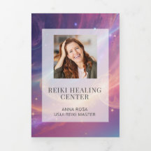 *~*天星写真ロゴQR三折パンフレット