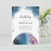 天星座と星の誕生日 招待状 (スタンド正面)