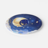 天星座ボーイベビーシャワー ペーパープレート (アングル)