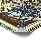 天星座ヴィンテージマップ ポスター (角)