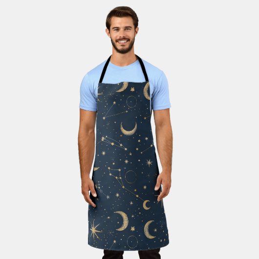天星座 – 星夜(1) エプロン (着用した状態)
