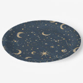天星座 – 星夜(1) ペーパープレート (アングル)