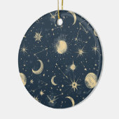天星座 – 星夜(3) セラミックオーナメント (左)