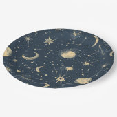 天星座 – 星夜(3) ペーパープレート (アングル)
