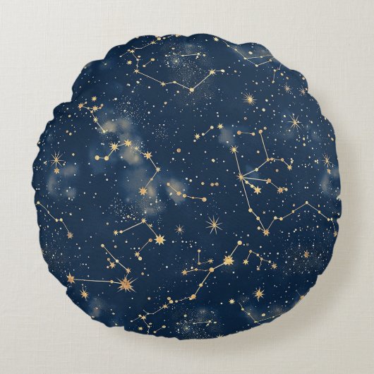 天星座 – 星夜(5) ラウンドクッション (正面)