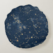 天星座 – 星夜(5) ラウンドクッション (裏面)