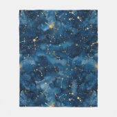 天星座 – 星夜(7) フリースブランケット (正面)