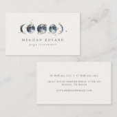 天星月相|ネイビーブルービジネスC 名刺 (正面/裏面)