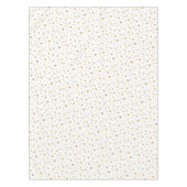 天星模様モダン白金ゴールド結婚ズ テーブルクロス (正面)