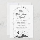 天星白黒三日月結婚月 セーブザデート (正面)