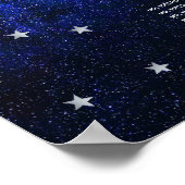 天星7つ結婚の月面座図 ポスター (角)