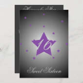 天星Sweet sixteenカスタマイズ- 招待状 (正面/裏面)