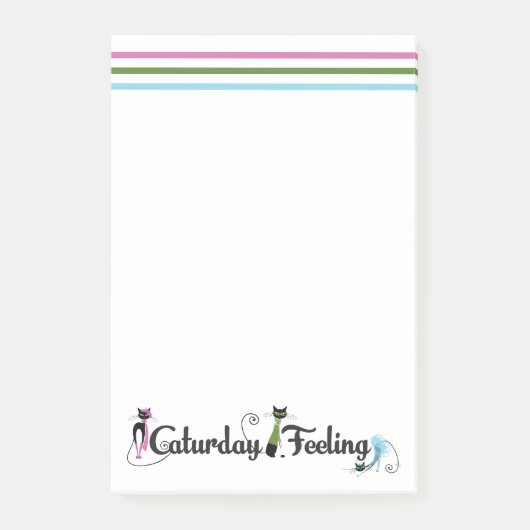 天昼猫好き ポストイット (正面)