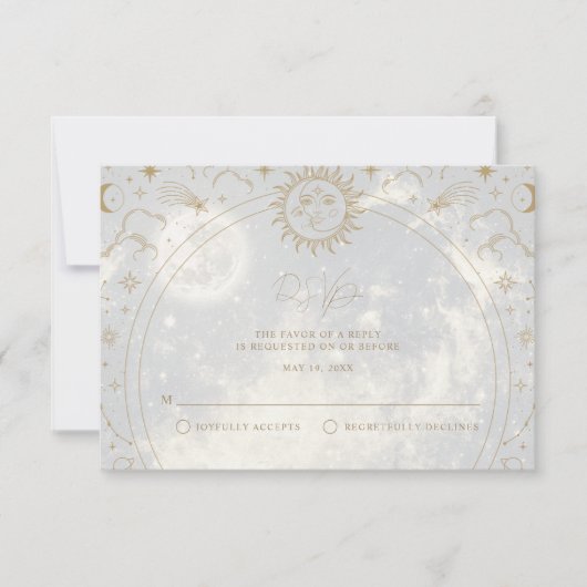 天書星RSVP 出欠カード (正面)