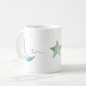 天月と星の夏のマグカップ コーヒーマグカップ (正面左)