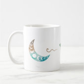 天月と星の夏のマグカップ コーヒーマグカップ (左)