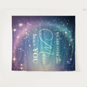 天月と星の赤ちゃんシャワー タペストリー (正面(横))