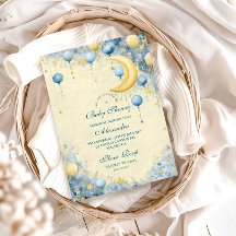 天月と星の赤ちゃんシャワー