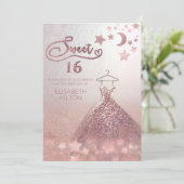 天月と星バラ金ゴールドsweet sixteen 招待状 (スタンド正面)