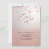 天月と星バラ金ゴールドsweet sixteen 招待状 (裏面)