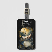 天月と星"あなたは驚く" ラゲッジタグ (正面縦)