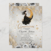 天月の女の子の花スターズキンセアニェラ 招待状 (正面/裏面)