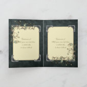 天月の挨拶とノートカード カード (内部)