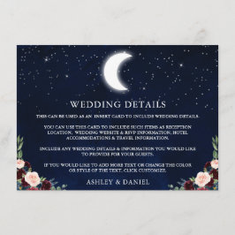 天月の星のフローラ結婚詳細 エンクロージャーカード