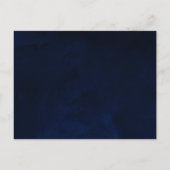 天月の星の結婚詳細挿入カード ポストカード (裏面)