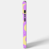 天月の星パターン紫の背景 Case-Mate iPhoneケース (裏面 / 左)