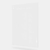 天月の星ボホモノグラム座席図 アクリルサイン (傾斜)