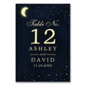 天月の星ミッドナイトブルーテーブル番号 テーブルナンバー (裏面)
