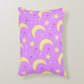 天月の星模様 アクセントクッション (正面(垂直))