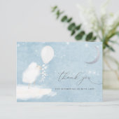 天月の星&ラムベビーシャワーありがとう サンキューカード (スタンド正面)
