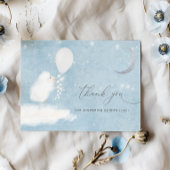 天月の星&ラムベビーシャワーありがとう サンキューカード