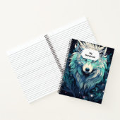 天月の野生オオカミ ノートブック (内部)