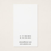 天月イヤリングジュエリー表示カード (裏面)