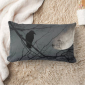 天月カラス装飾用クッション ランバークッション (ブランケット)