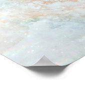 天月シンプルのシックでエレガントな結婚式 ポスター (角)